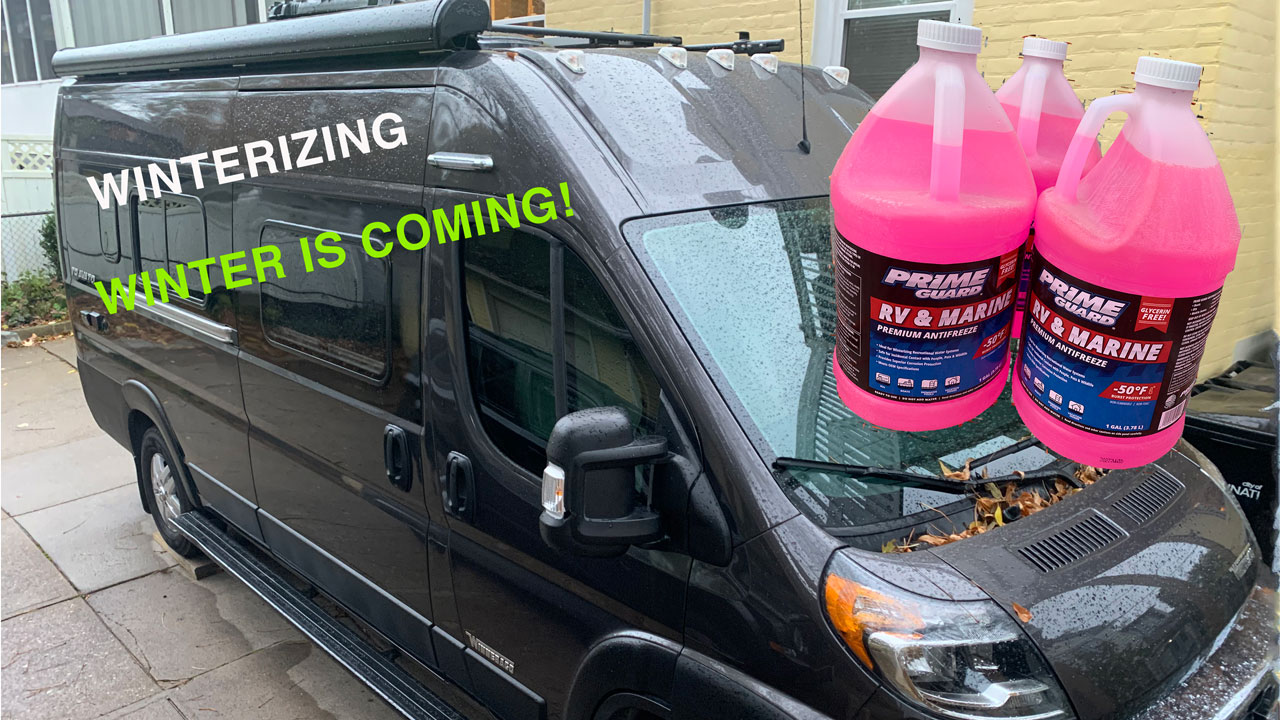 How To Winterize a 2022 Travato RV