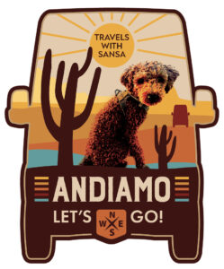 Travels with Sansa the dog